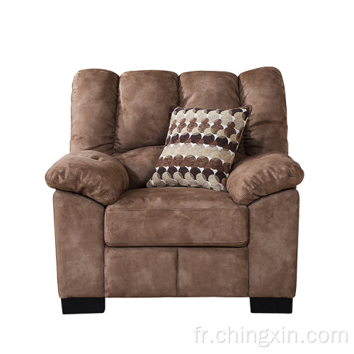 Le sofa sectionnel de tissu place des meubles de sofa de salon d'une place
